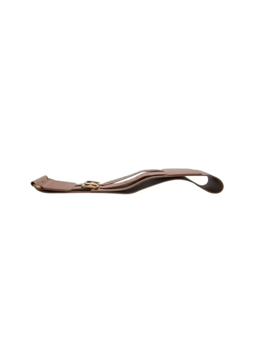 Dior D Waist Belt Leather Embossed Logo